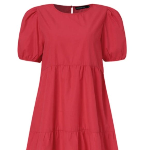 Casual Short Sleeve Midi Dresses - Picture 1 of 3
